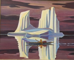 Kayak and Iceberg